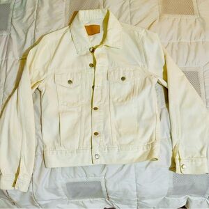 Men’s White Denim Sandro Jacket